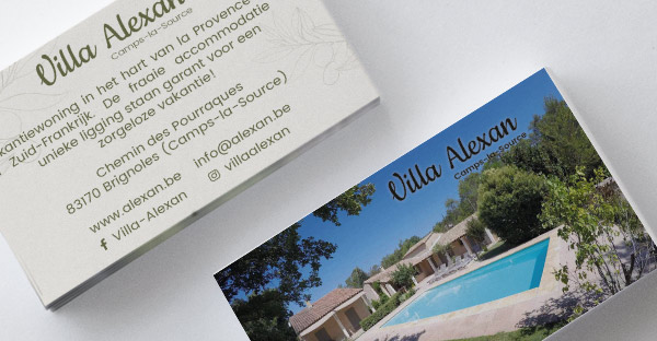 Website voor Alexan - Camps-la-Source Zuid-Frankrijk