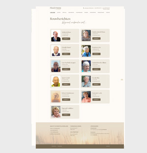 Fraeyman Uitvaart re-design