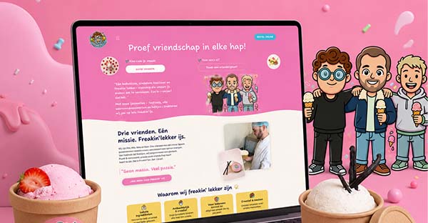 Website met B2B-shop
