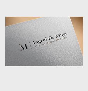 Advocaat Ingrid De Muyt - logo en huisstijl
