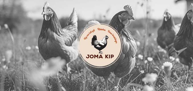 Logo-refresh voor JOMA Kip Logo-refresh voor JOMA Kip