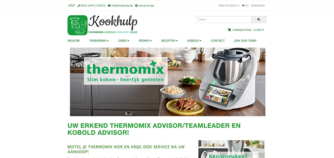 Kookhulp - Thermomix en Kobold online