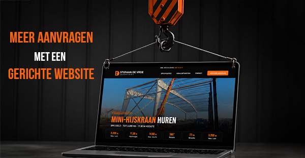 Compacte, conversiegerichte website