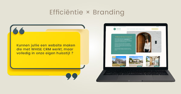 Masi Vastgoed - een WHISE website in eigen stijl